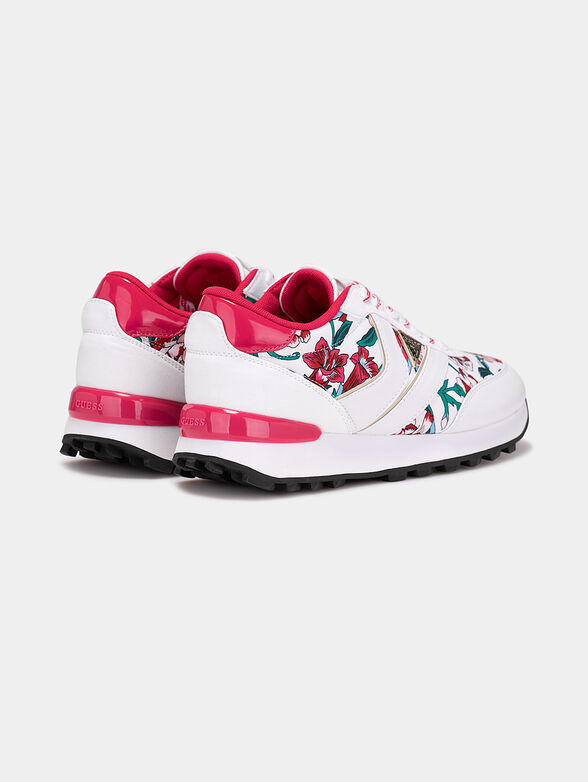 SAMSIN Sneakers with floral print - 3