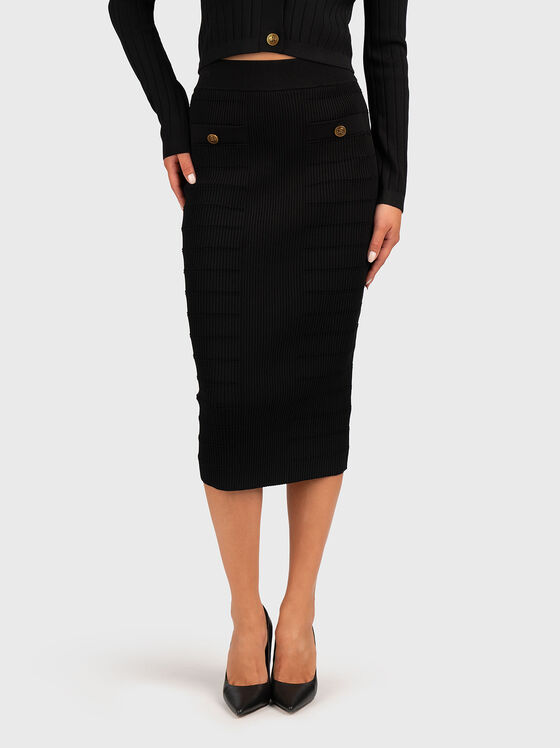 EVANGELINE midi skirt with high waist - 1