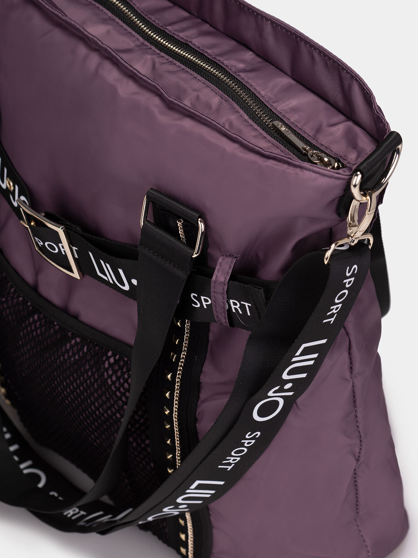 Sports bag with logo details brand LIU JO