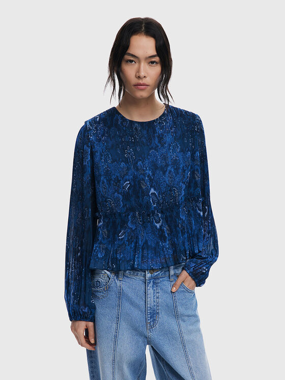 Pleated blouse - 1