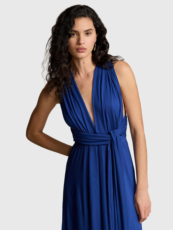 Halter neck midi dress - 4