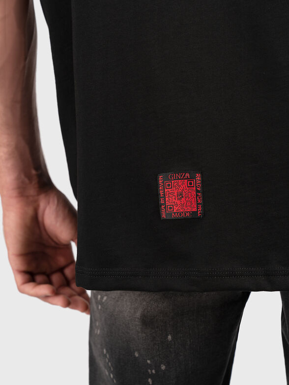 Black oversized T-shirt - 5