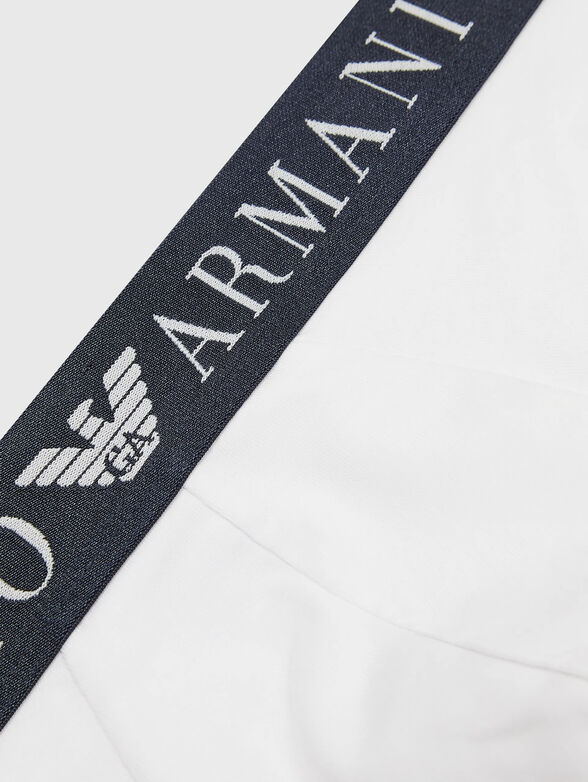 Black briefs with contrasting logo lettering - 3