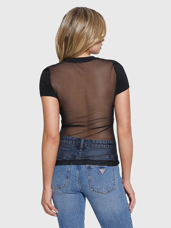 T-shirt with applique rhinestones - 2