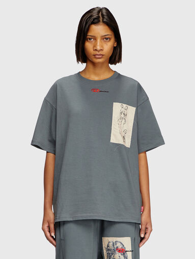 T-BOXT-1P-DD embroidered T-shirt - 4