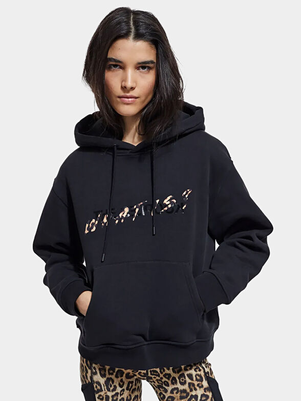 Hooded sweatshirt with logo detail - 1