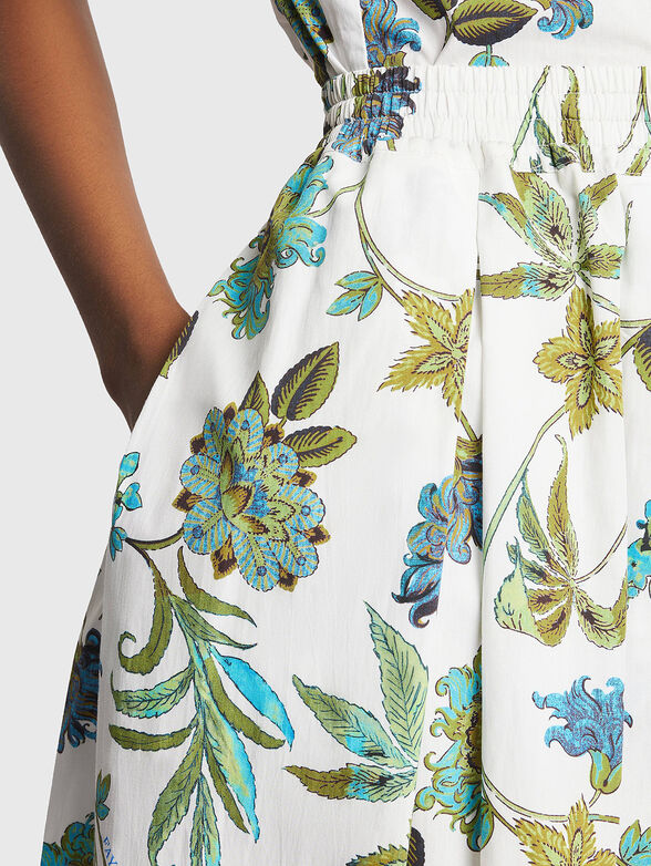 Skirt with floral print - 3