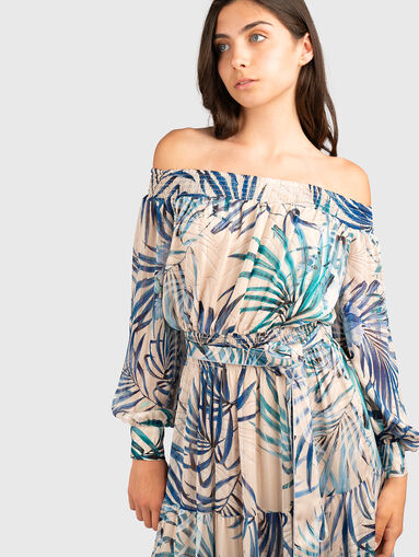 JOSEE off shoulder maxi dress - 3