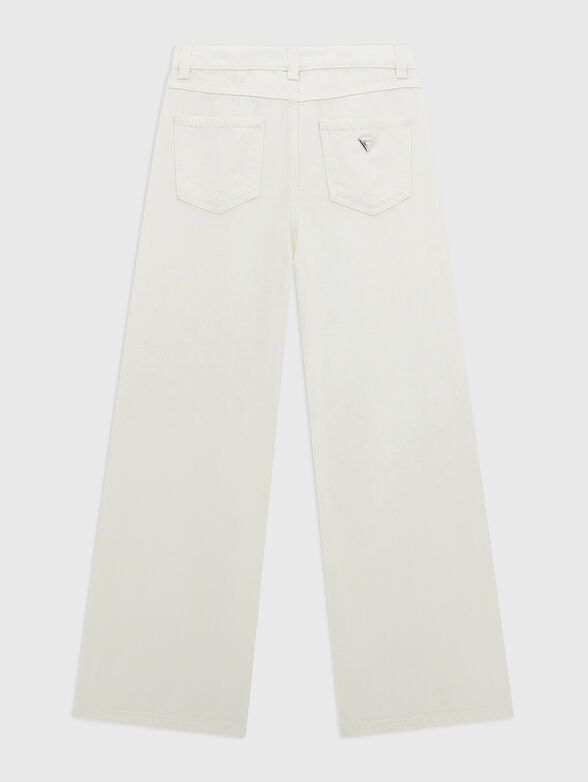 Jeans with appliqued rhinestones - 2