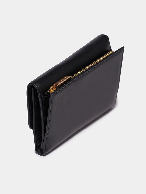 Black leather wallet - 3