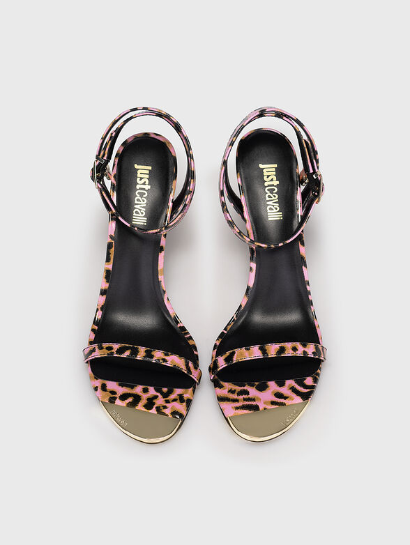 FONDO IVY DIS. W9 printed heeled sandals  - 6