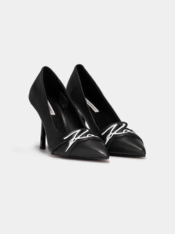 Черни кожени обувки SARABANDE - 2