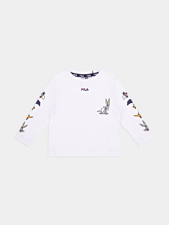 LAUSCHA white blouse with long sleeves - 1