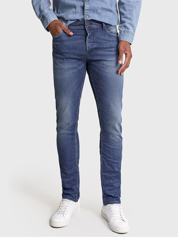SLENDER Slim jeans with washed effect - 1