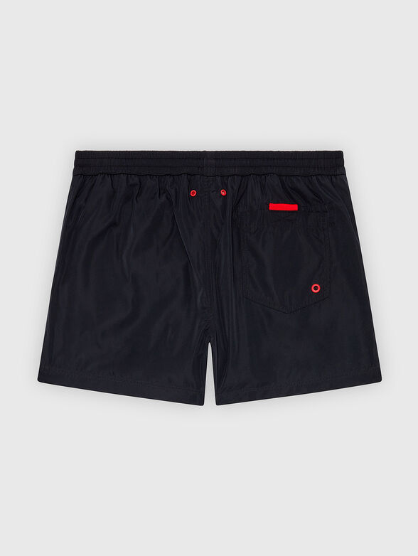BMBX-KEN-37 black shorts with logo accent - 2