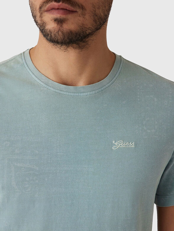 T-shirt with logo embroidery - 4