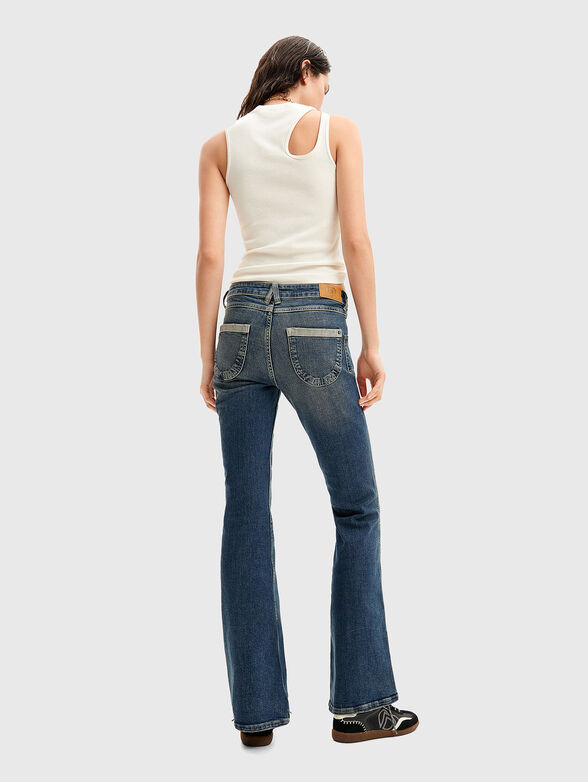 Flared jeans in dark blue - 2
