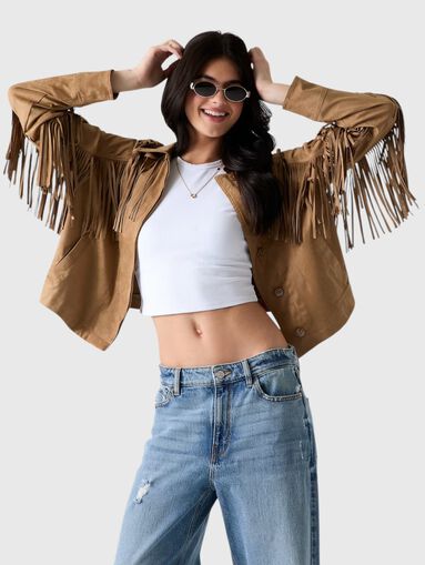 LS IBBY short jacket with fringe - 3