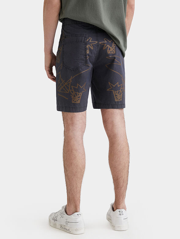 FRED blue shorts with print - 2