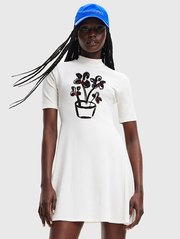 AINA dress with art print - 1