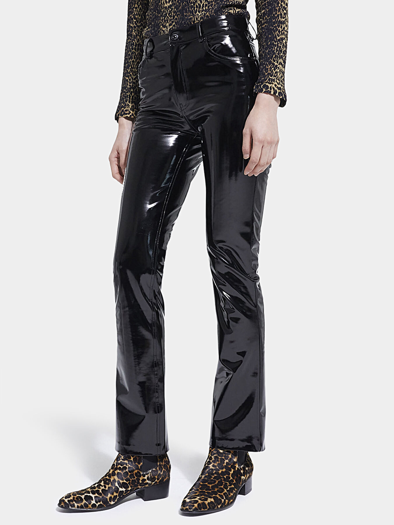 The kooples leather trousers hotsell