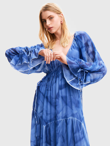 Maxi blue dress - 3