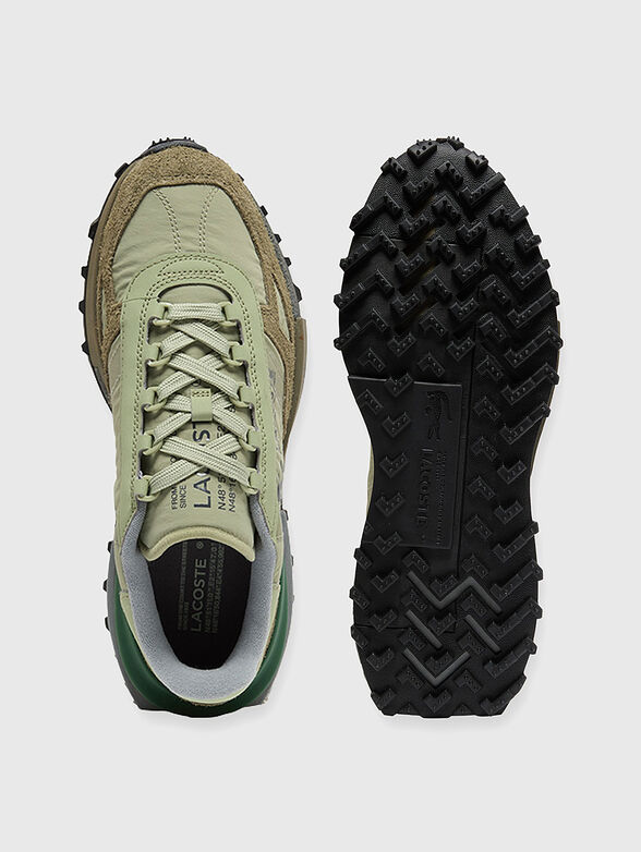 Sports shoes with suede details and logo - 6