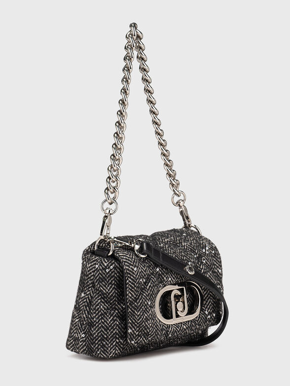Small crossbody bag with sequins - 4