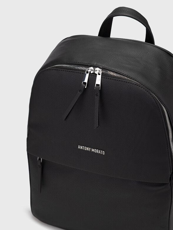 Backpack with silver details and logo - 4