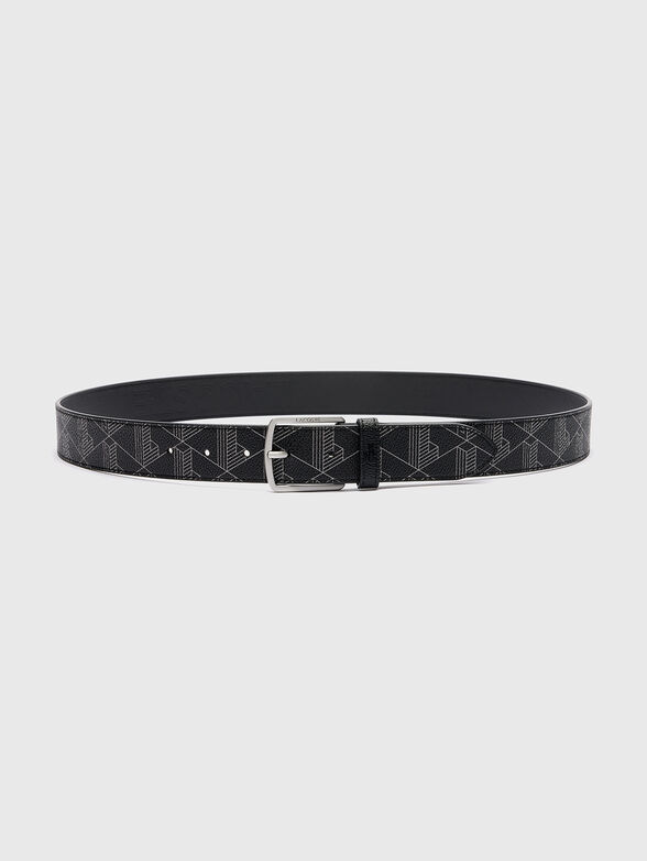 Belt with monogram logo print - 4