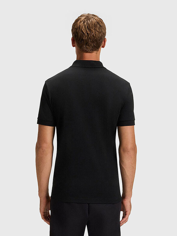 Grey polo shirt with logo - 3