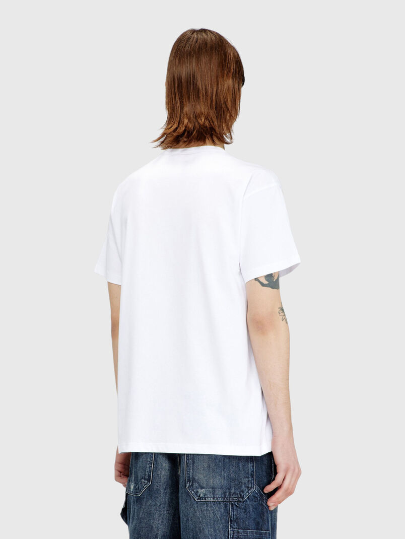 Cotton T-shirt with logo print - 3