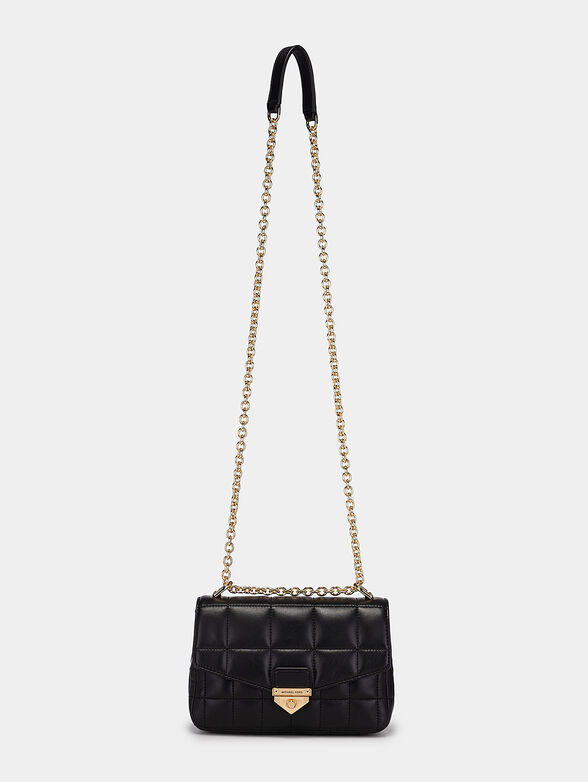 Black crossbody bag with quilted effect - 2
