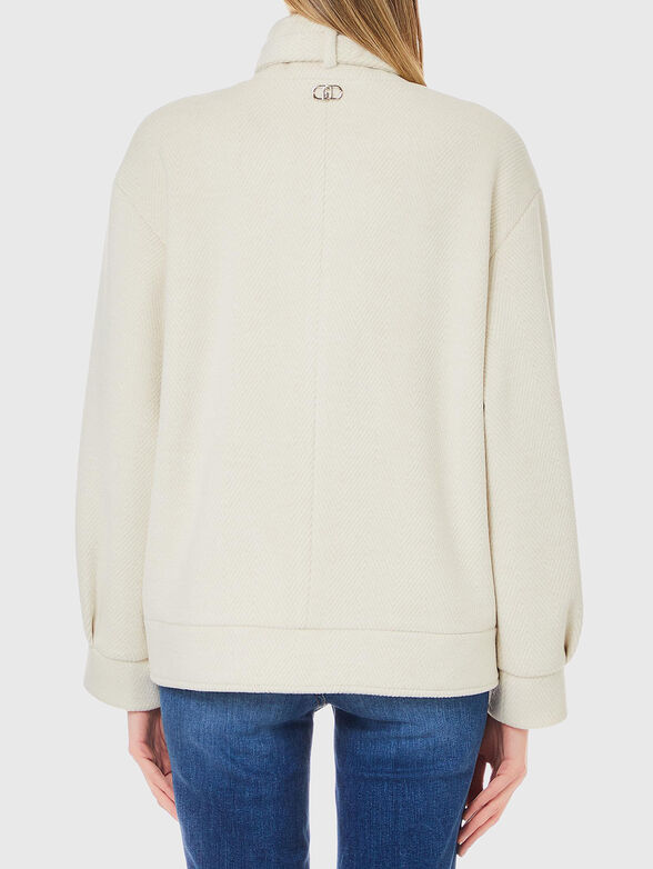 Short coat in ecru - 2