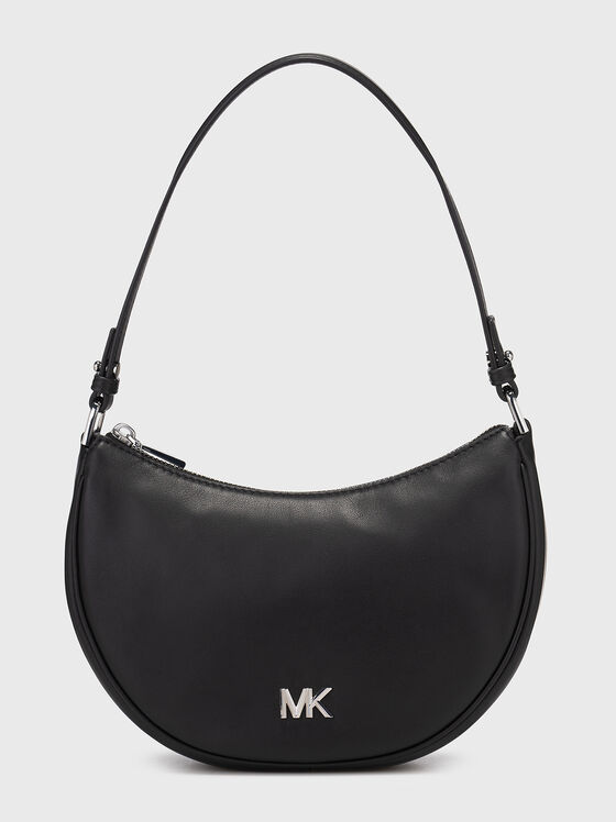 Crossbody bag in leather with logo - 1