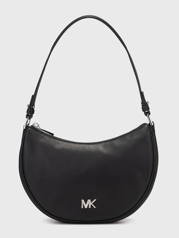 Crossbody bag in leather with logo - 1