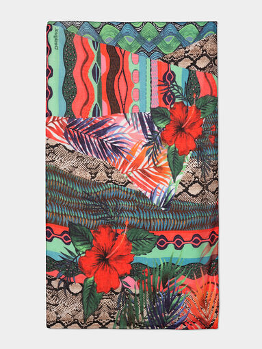 PITAHAYA Scarf with animal print - 4
