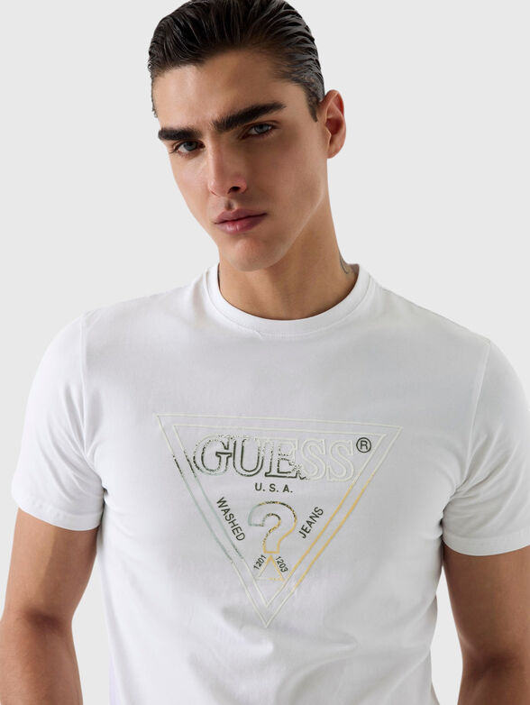 Cotton-blend T-shirt  - 4