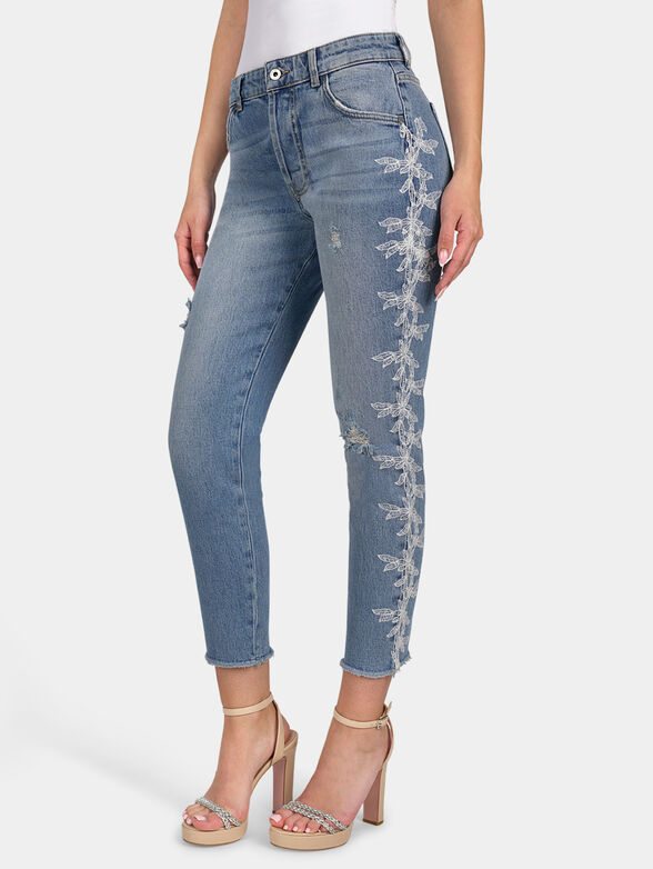 Jeans with embroidery - 1
