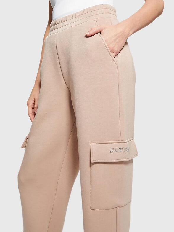 Beige sports pants - 4