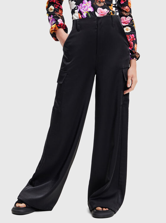 THELMA-LACROIX black cargo pants - 1