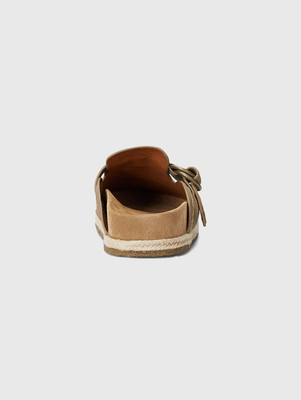 Beige suede espadrilles - 3