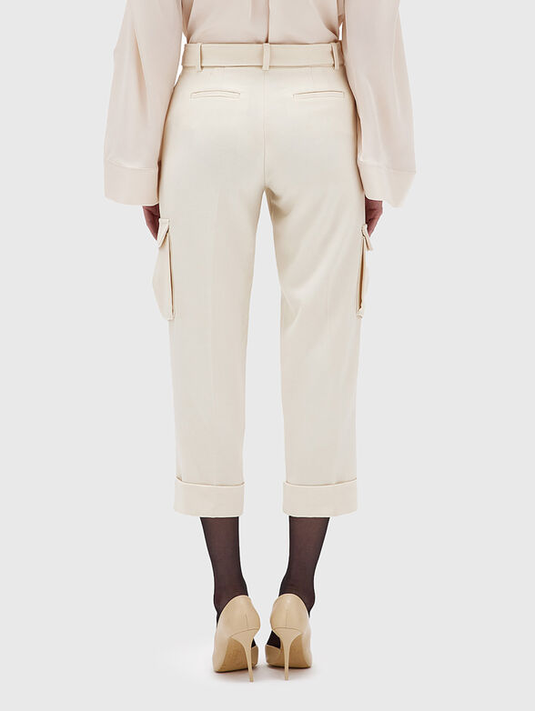 High-waisted cargo pants - 4