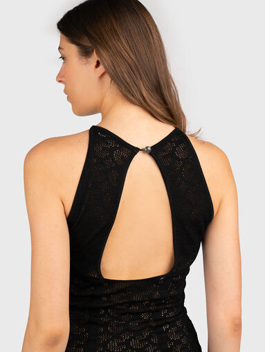 BELLE maxi dress with cut-out detail on the back - 3