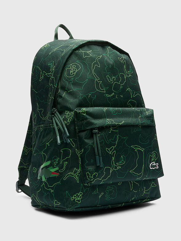 Backpack with floral print - 3