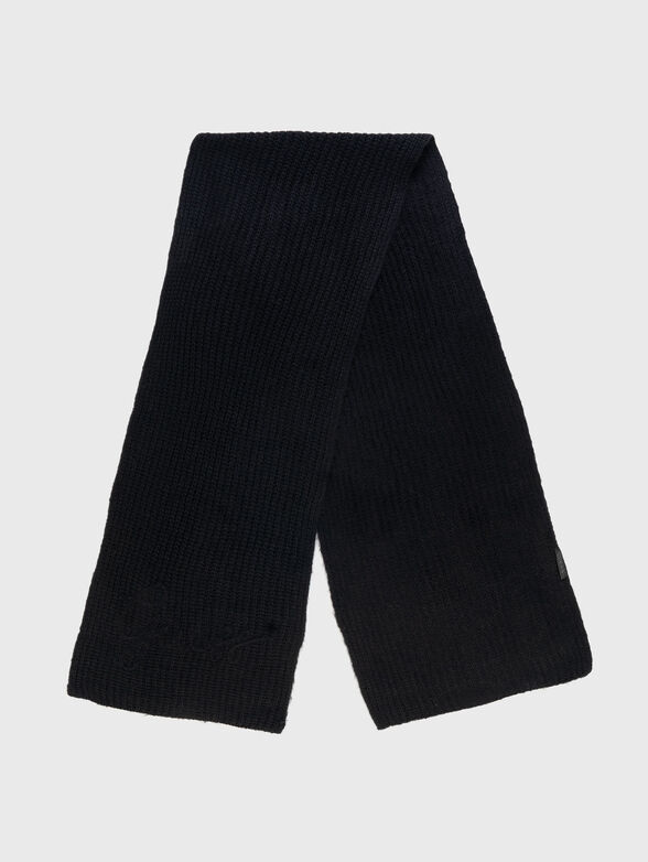 LEXIE knitted scarf with logo - 2