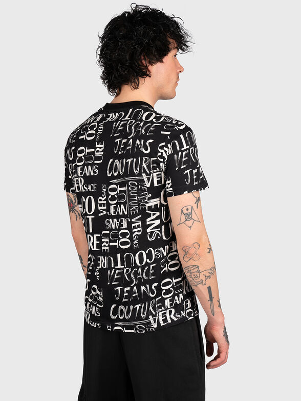T-shirt with monogram logo print - 3