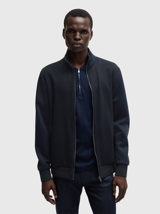 Суитшърт с релефна текстура - 1