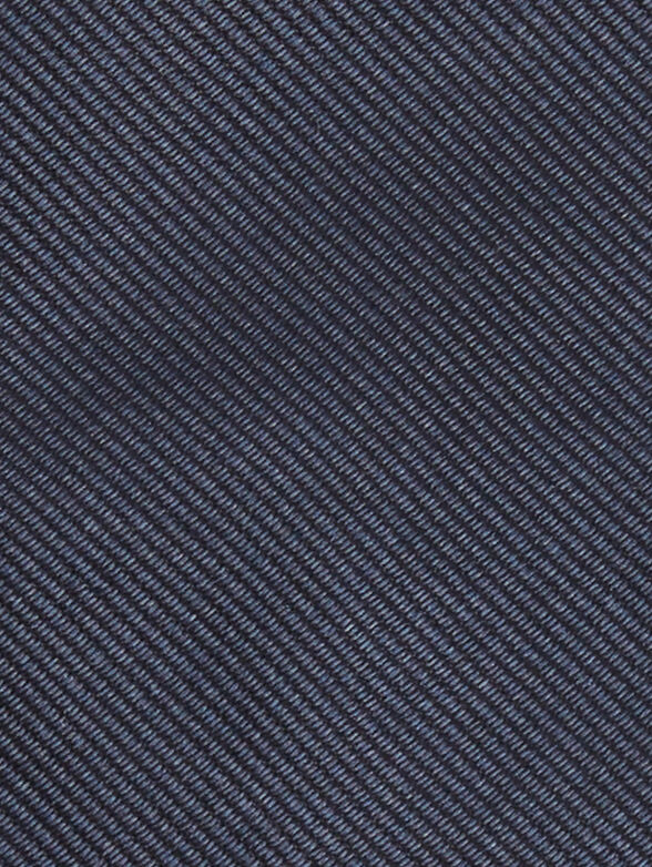 Dark blue tie in silk  - 2
