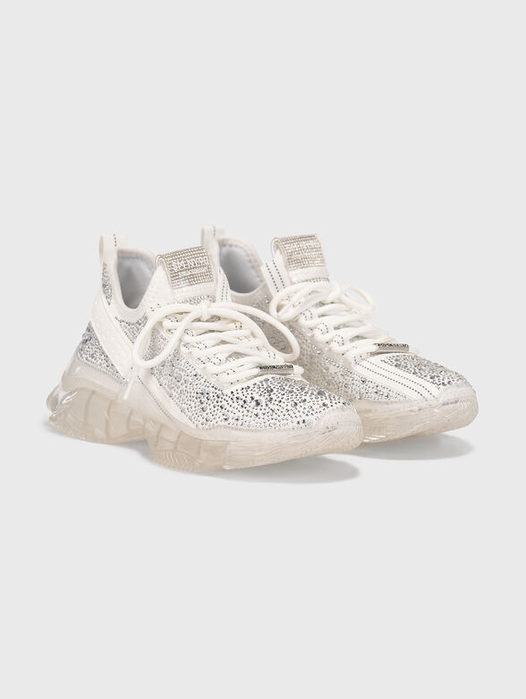 MAXIMA-R black sports shoes with rhinestones - 2